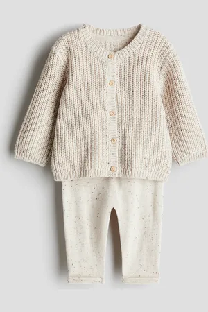 H&M Zweiteiler aus Baumwollstrick