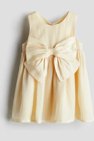 H&M Organza-Kleid mit Schleifendetail