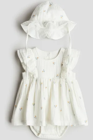 H&M 2-teiliges Musselin-Set mit Musterprint