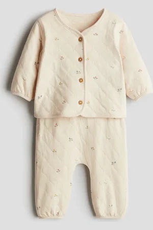 H&M 2-teiliges Set aus gestepptem Jersey