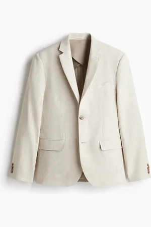 H&M Leinensakko in Slim Fit