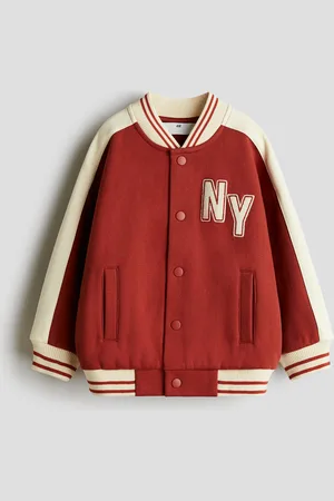 H&M Baseballjacke aus Sweatstoff
