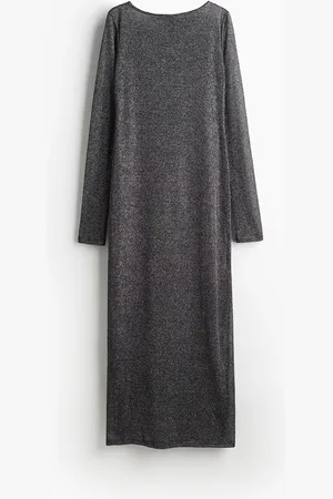 H&M Glitzerndes Meshkleid