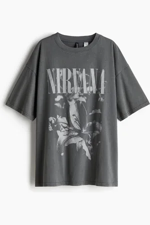 H&M Oversized T-Shirt mit Print