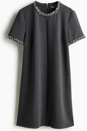 H&M Kleid mit Perlenverzierungen