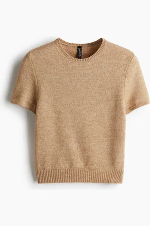H&M T-Shirt aus Feinstrick