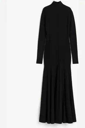 H&M Maxikleid mit Plisseejupe