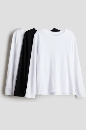 H&M 3er-Pack Langarm-T-Shirts