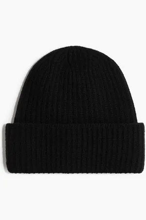 H&M Gerippte Mütze aus Wollmix