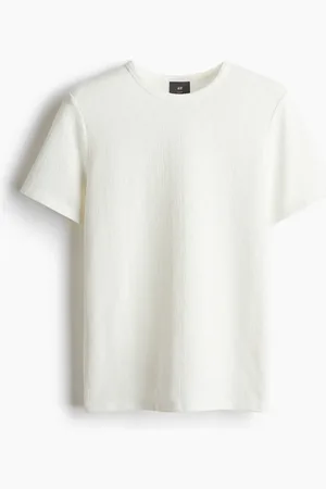 H&M Slim Fit Textured T-shirt