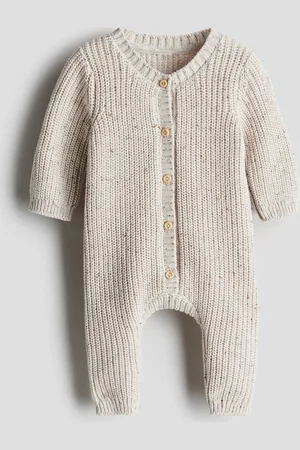 H&M Strampler aus Baumwollstrick