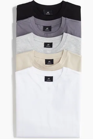 H&M 5er-Pack T-Shirts in Regular Fit