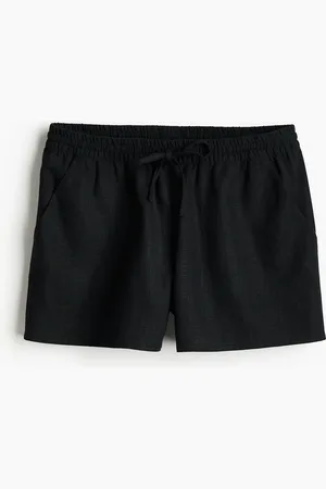 H&M Schlupfshorts aus Leinenmix