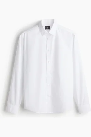 H&M Easy-Iron-Hemd in Slim Fit