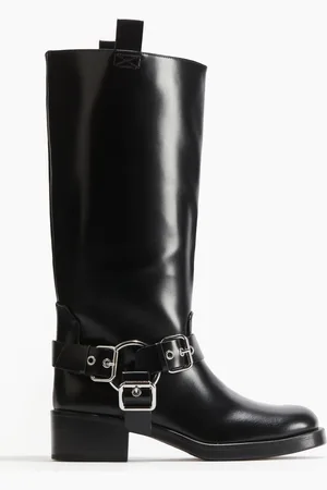 H&M Kniehohe Bikerboots