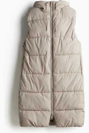 H&M Puffer-Gilet mit Kapuze