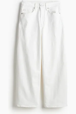 H&M Wide High Cropped Jeans