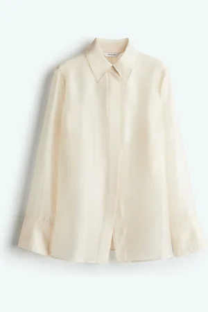 H&M Transparente taillierte Bluse