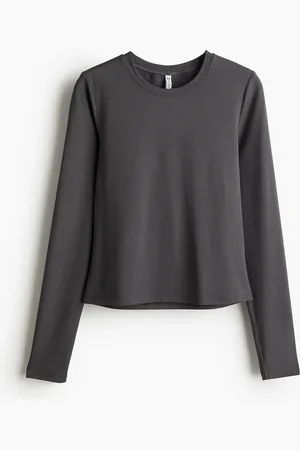 H&M Langarmshirt aus Mikrofaser