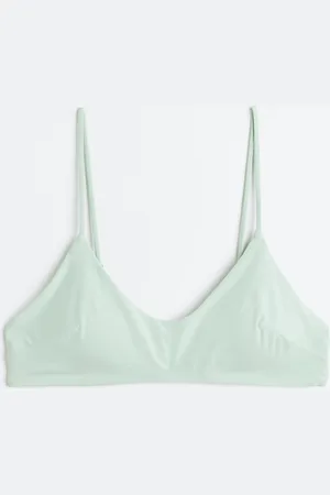 H&M Wattiertes Bikinitop