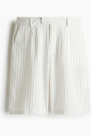 H&M Knielange Shorts aus Leinenmix