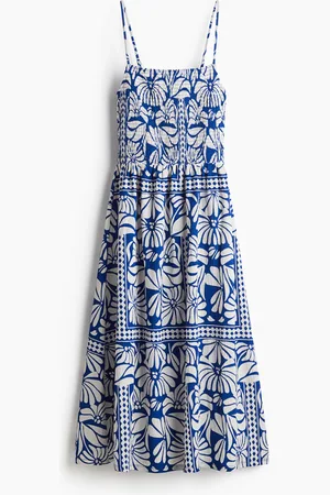 H&M Gesmoktes Trägerkleid