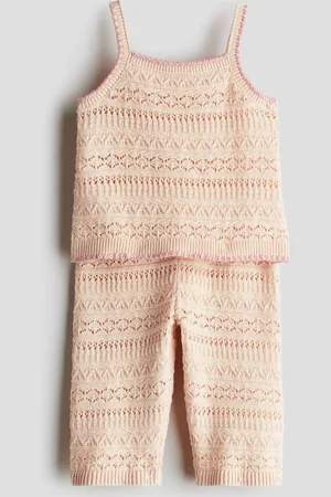 H&M 2-teiliges Baumwollset im Häkellook