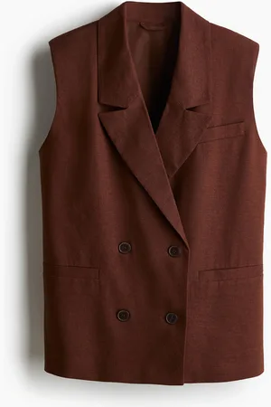 H&M Gilet aus Leinenmix