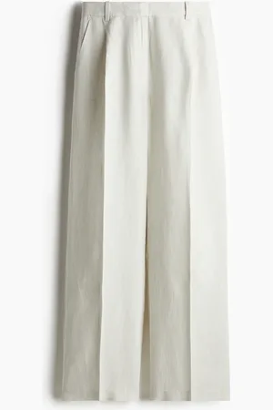 H&M Weite Hose aus Leinenmix