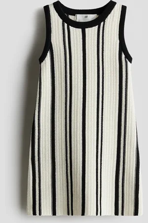 H&M Baumwollkleid mit Struktur