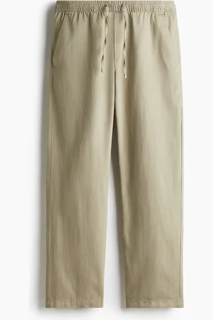 H&M Hose aus Leinen in Relaxed Fit