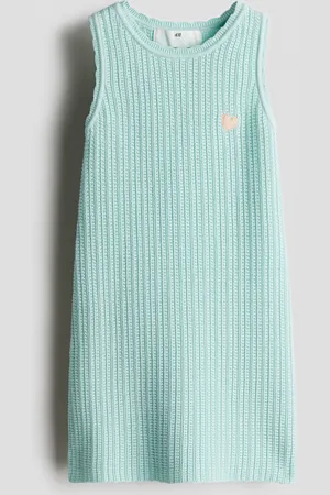 H&M Baumwollkleid mit Struktur