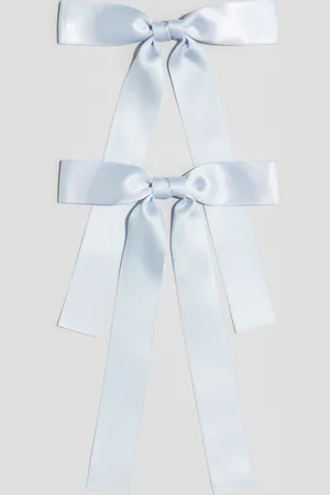 H&M 2er-Pack Haarspangen mit Schleife