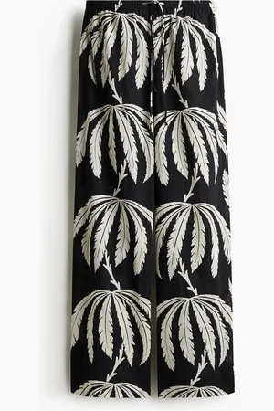 H&M Baumwollhose mit Kordelzug