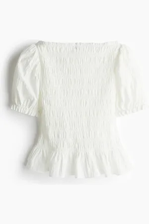 H&M Gesmokte Bluse