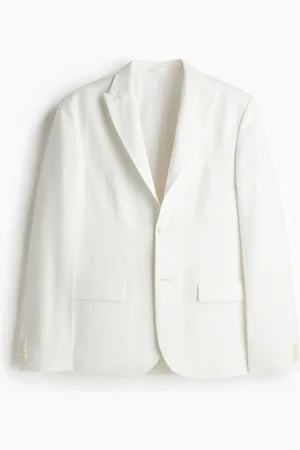 H&M Jacke aus Leinenmix in Regular Fit