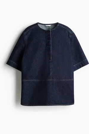 H&M Schlupfbluse aus Denim
