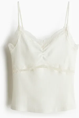 H&M Trägertop mit Spitzendetails