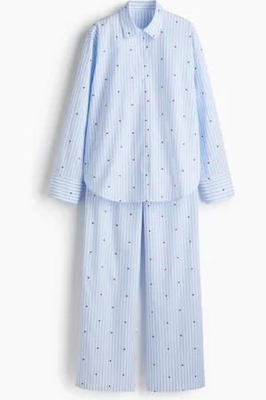 H&M Pyjama aus Baumwollpopeline
