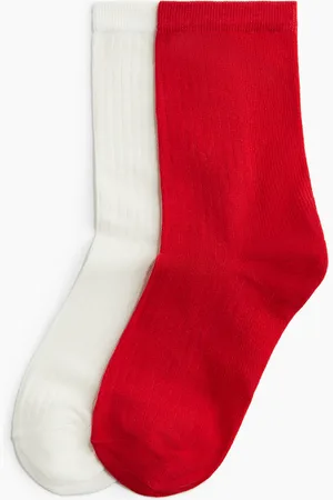 H&M 2er-Pack Gerippte Socken