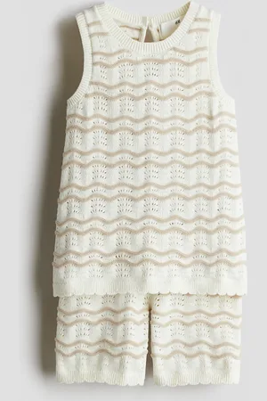 H&M 2-teiliges Set in Pointellestrick