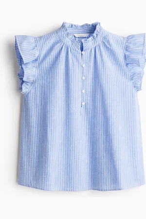 H&M Bluse aus Leinenmix