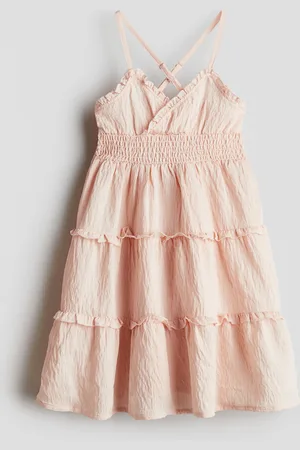 H&M Gesmoktes Kleid mit Volants