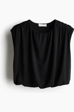 H&M Drapiertes Crop-Top