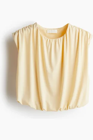 H&M Drapiertes Crop-Top