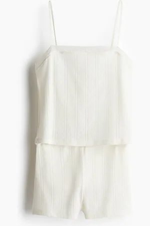 H&M Pyjama mit Pointellemuster