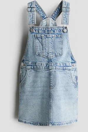 H&M Latzkleid aus Denim