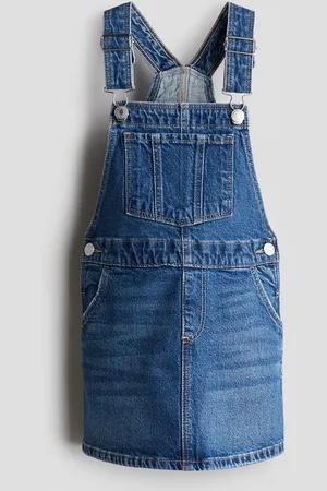 H&M Latzkleid aus Denim