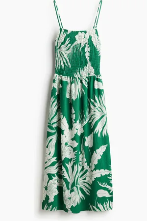 H&M Gesmoktes Trägerkleid