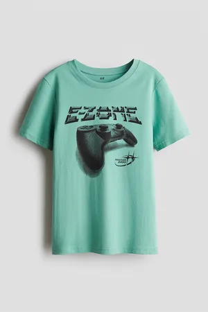 H&M Baumwoll-T-Shirt mit Print
